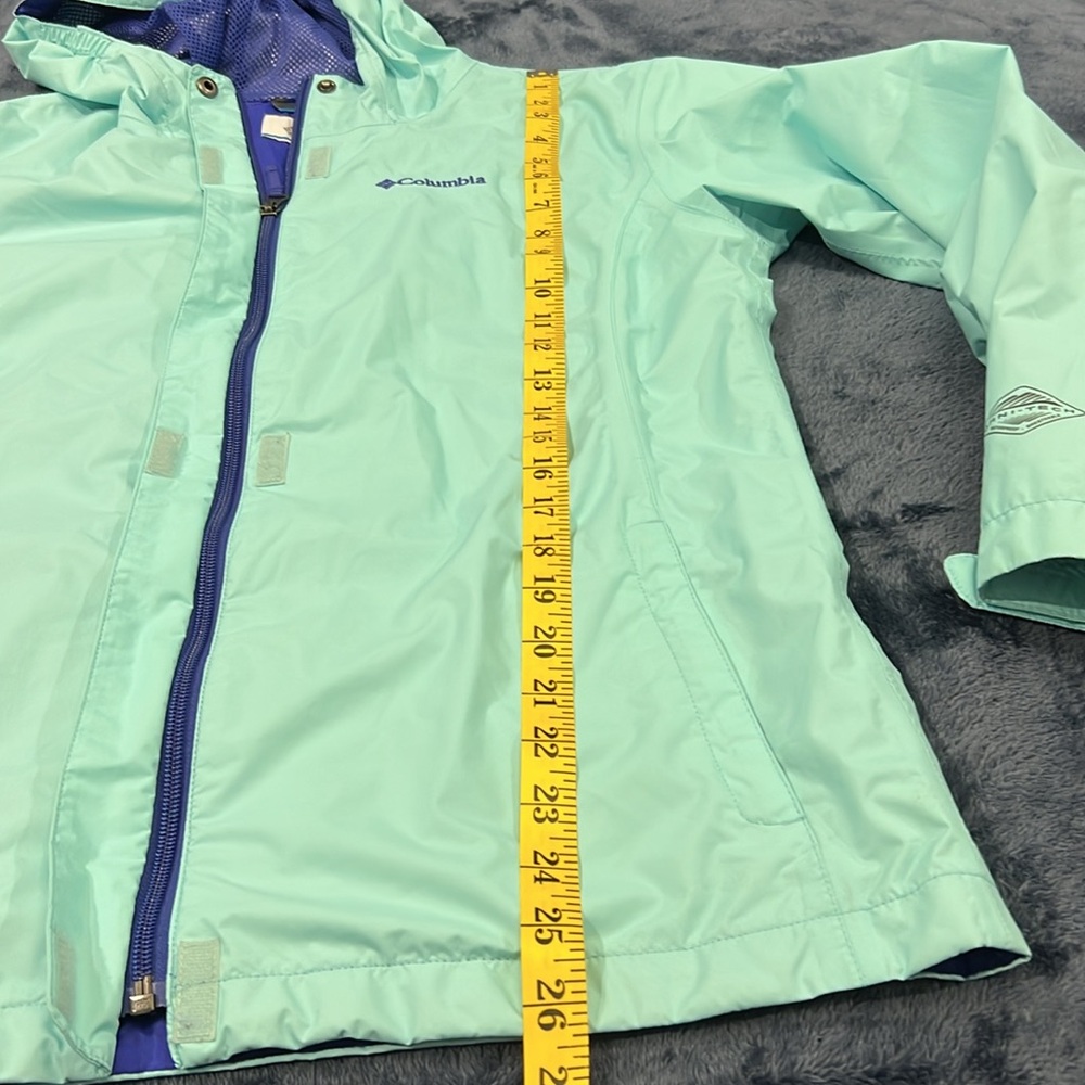 Columbia women’s waterproof jacket, aqua blue, size XL - Picture 3 of 10